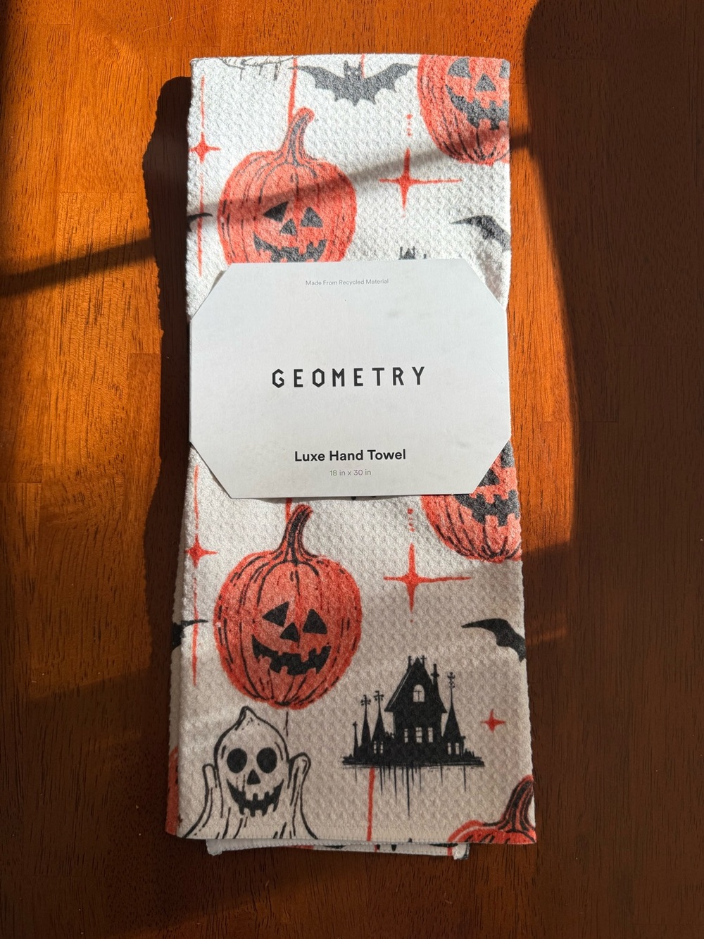 Geometry Halloween Hand Towel